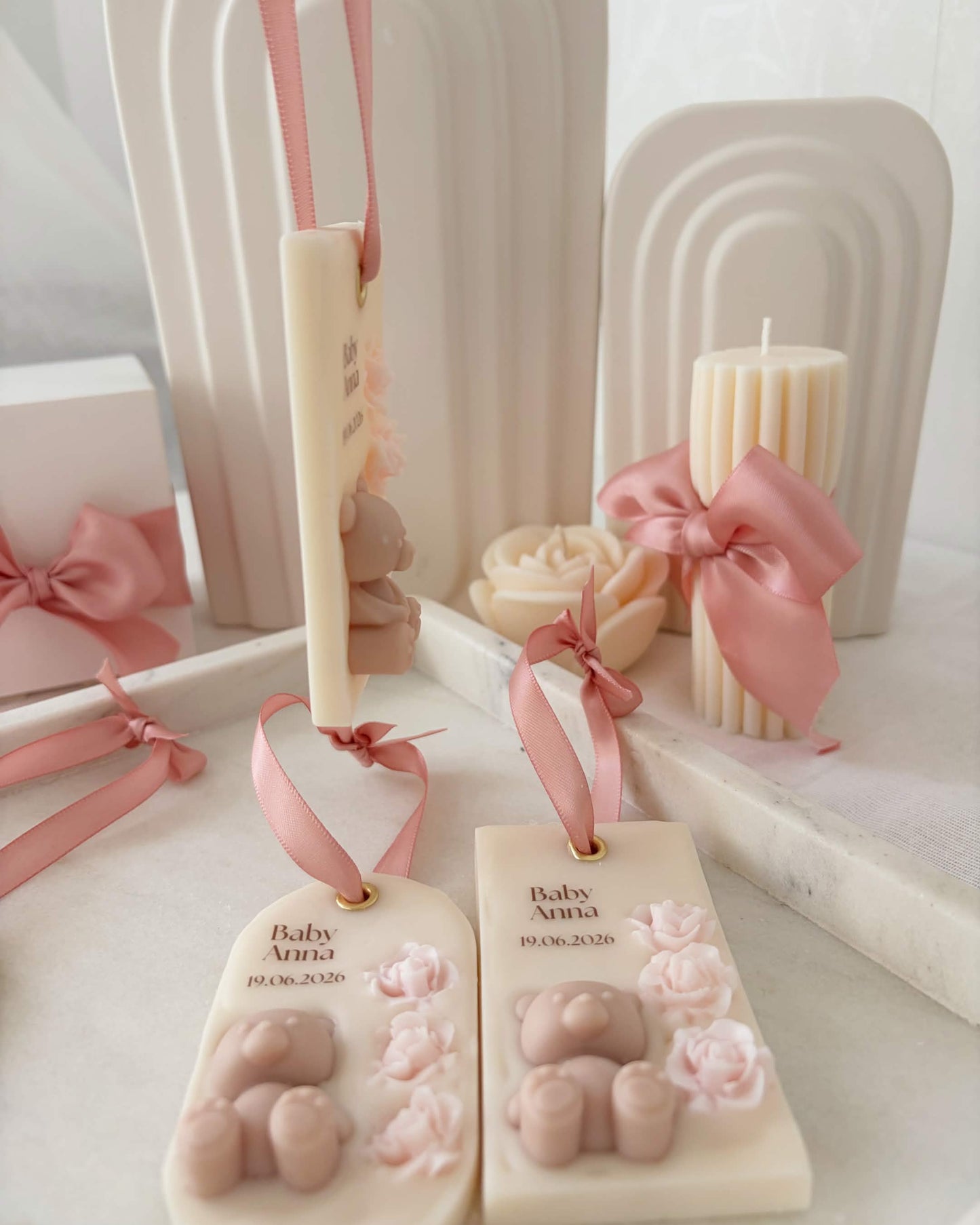 Baby Shower & Birthday Favors | Teddy Scented Charms