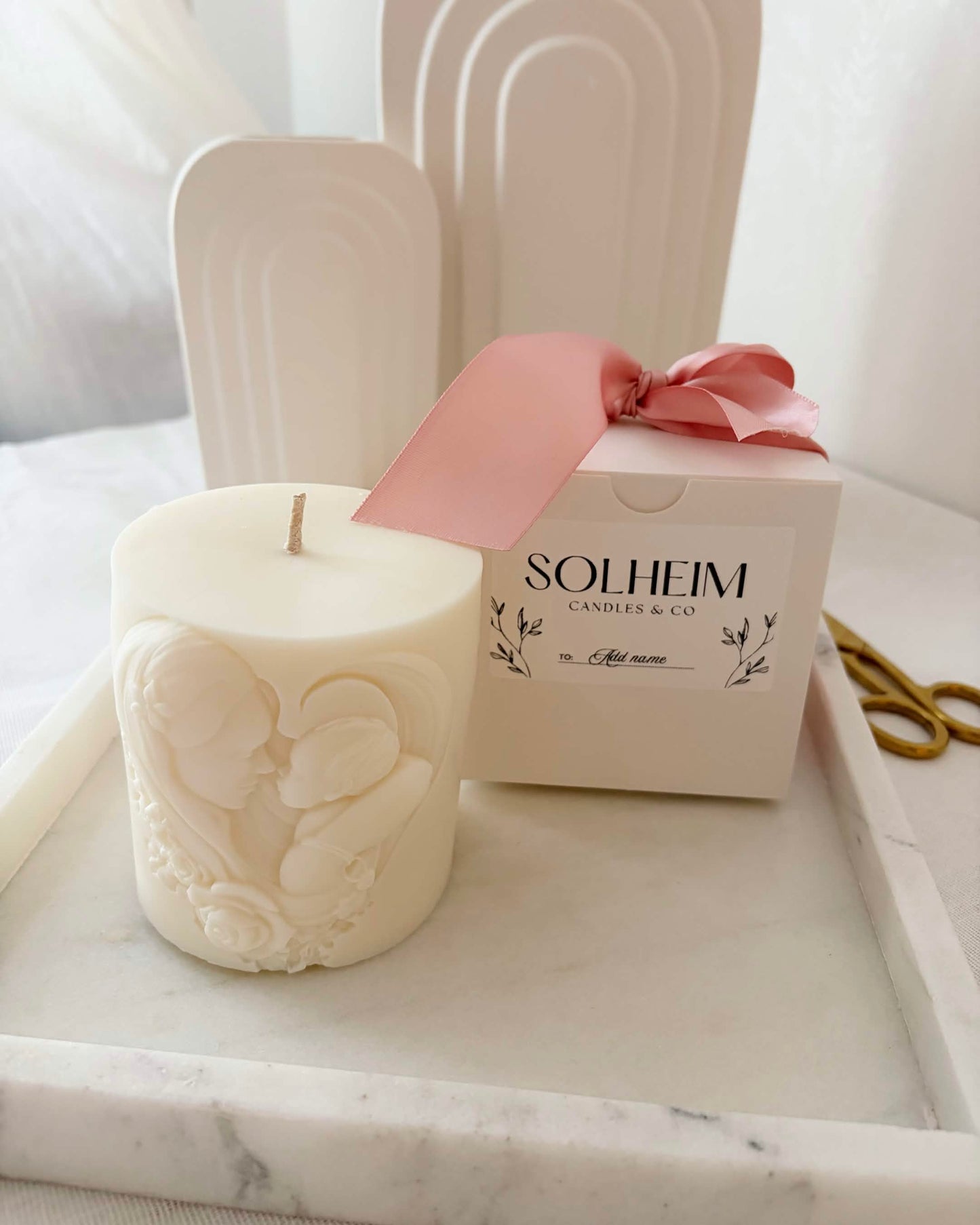 Personalized Best Mom Candle | Custom Name Gift β Solheim