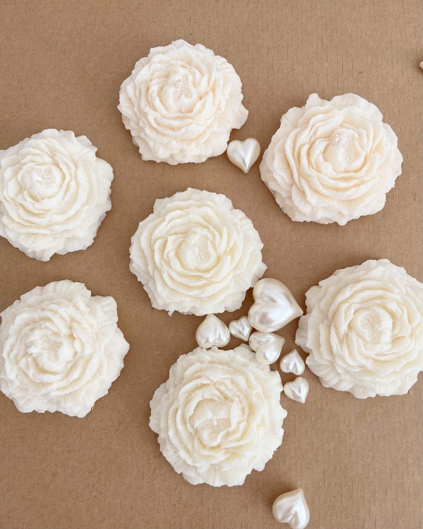 Peony Candle Favours | Handmade Wedding Favors Sweden