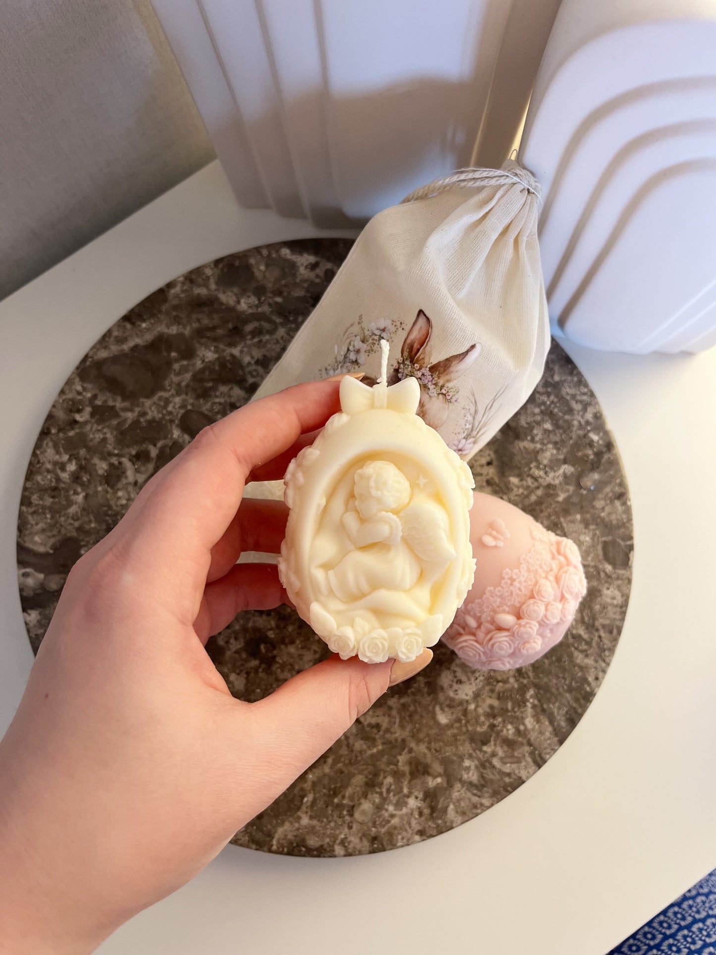Easter Egg Candle Set: 3 Easter Eggs & Gift Bag