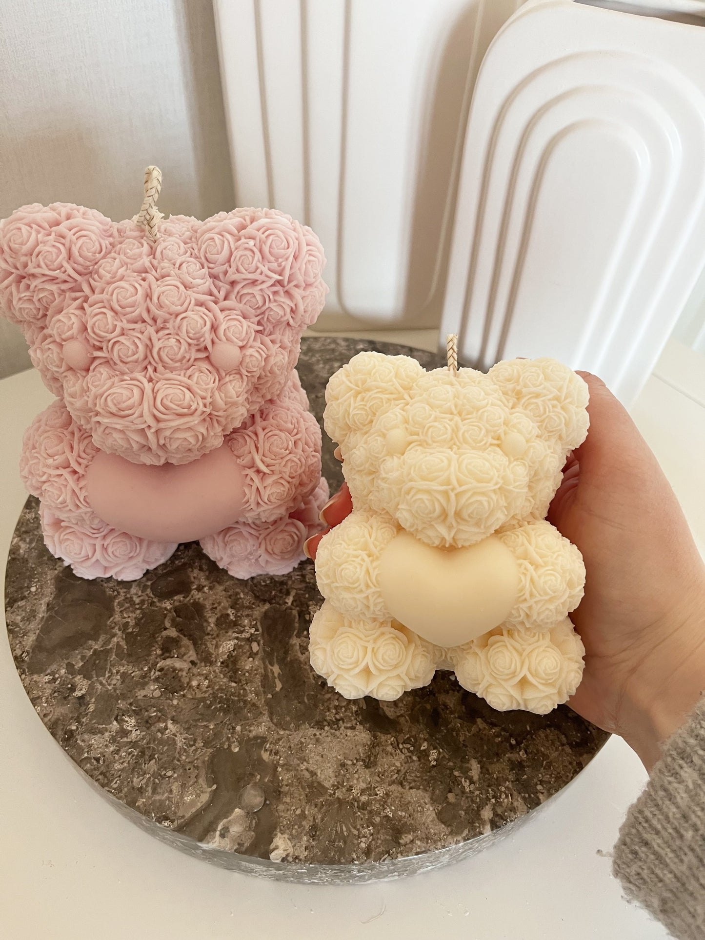 Medium Teddy Candle - Heartkeeper