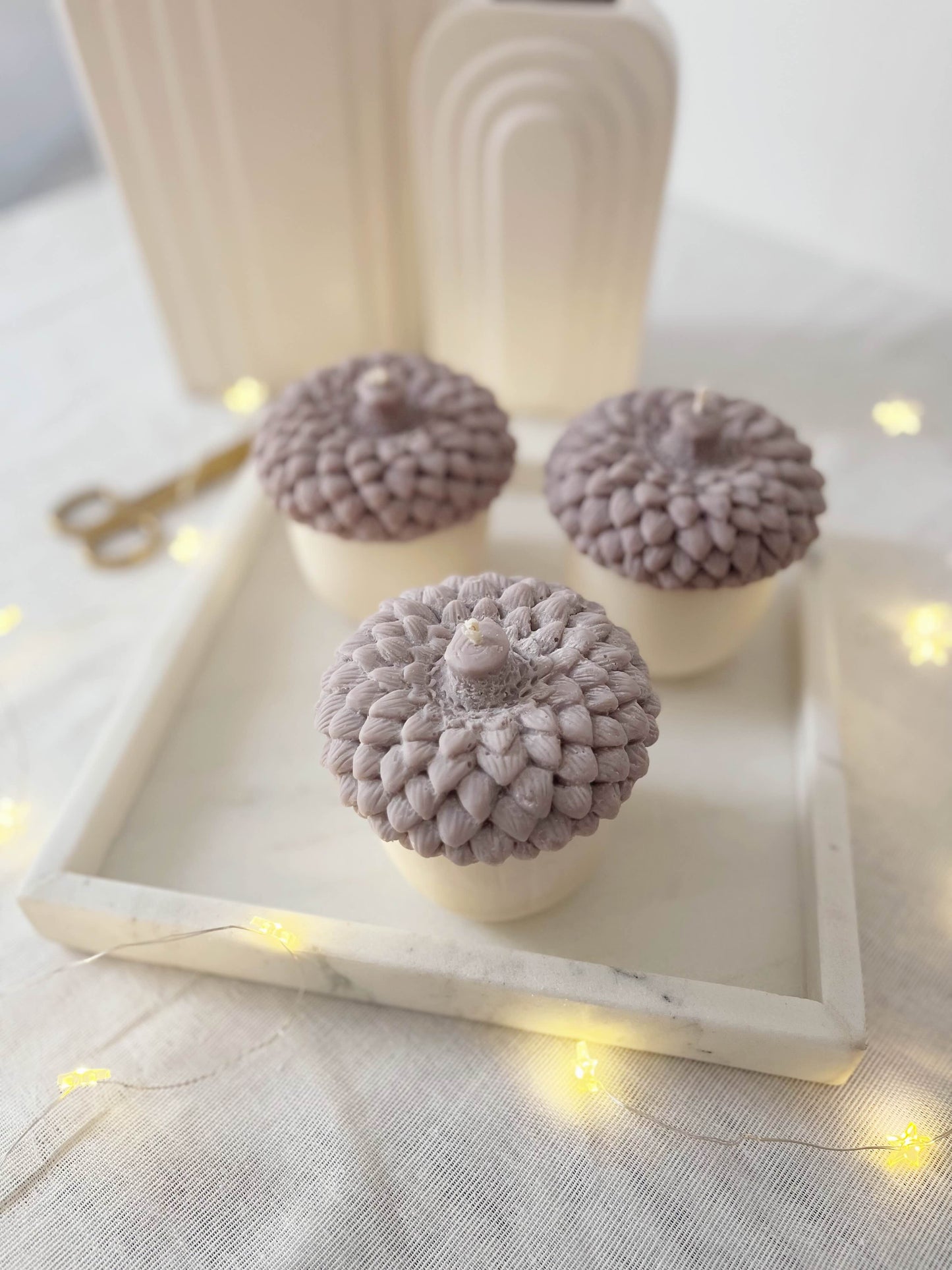 Sculptural Tree Nut Candle