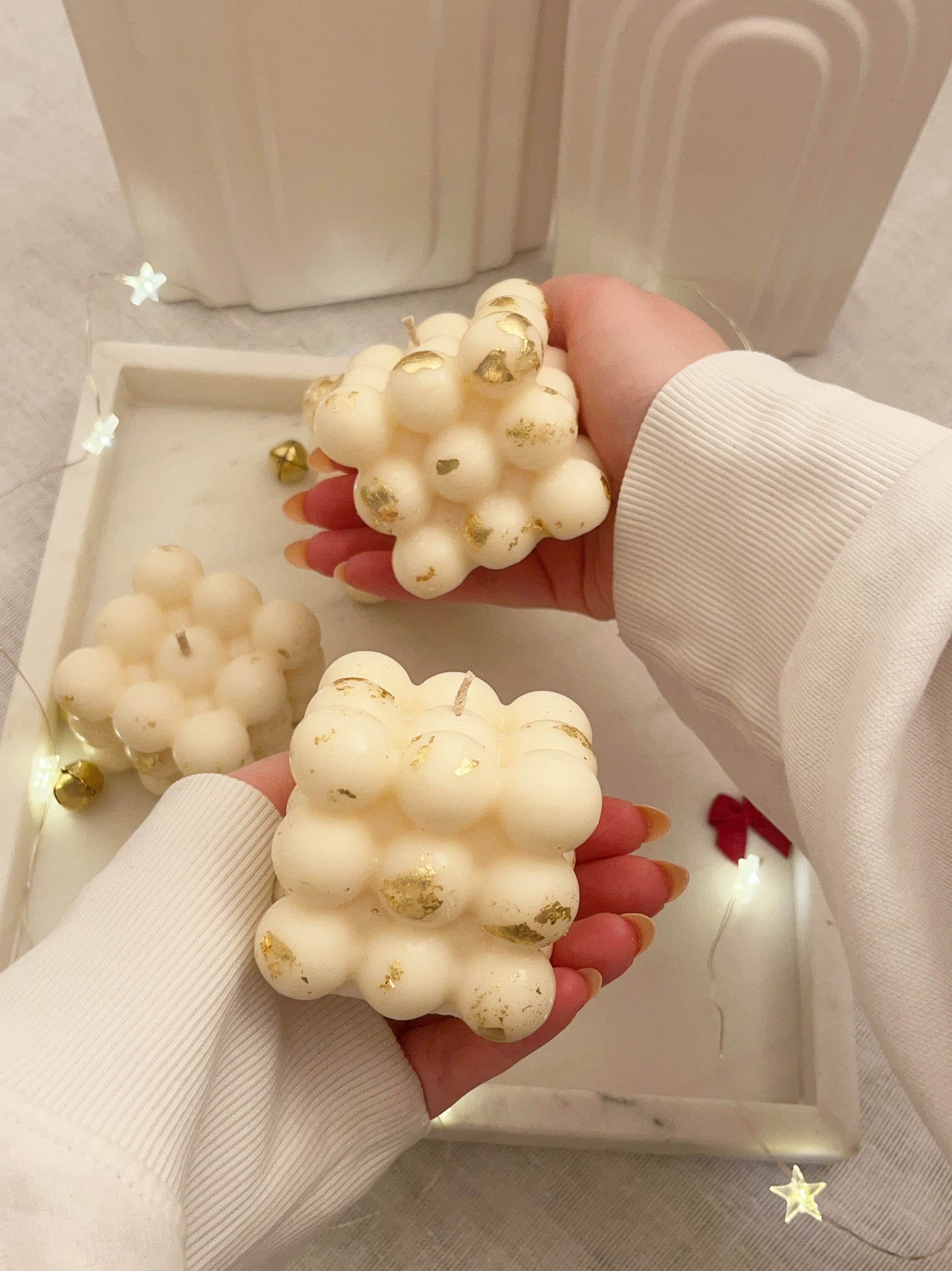 Bubble Candle | Sculptural Soy Wax Candle – Solheim Sweden