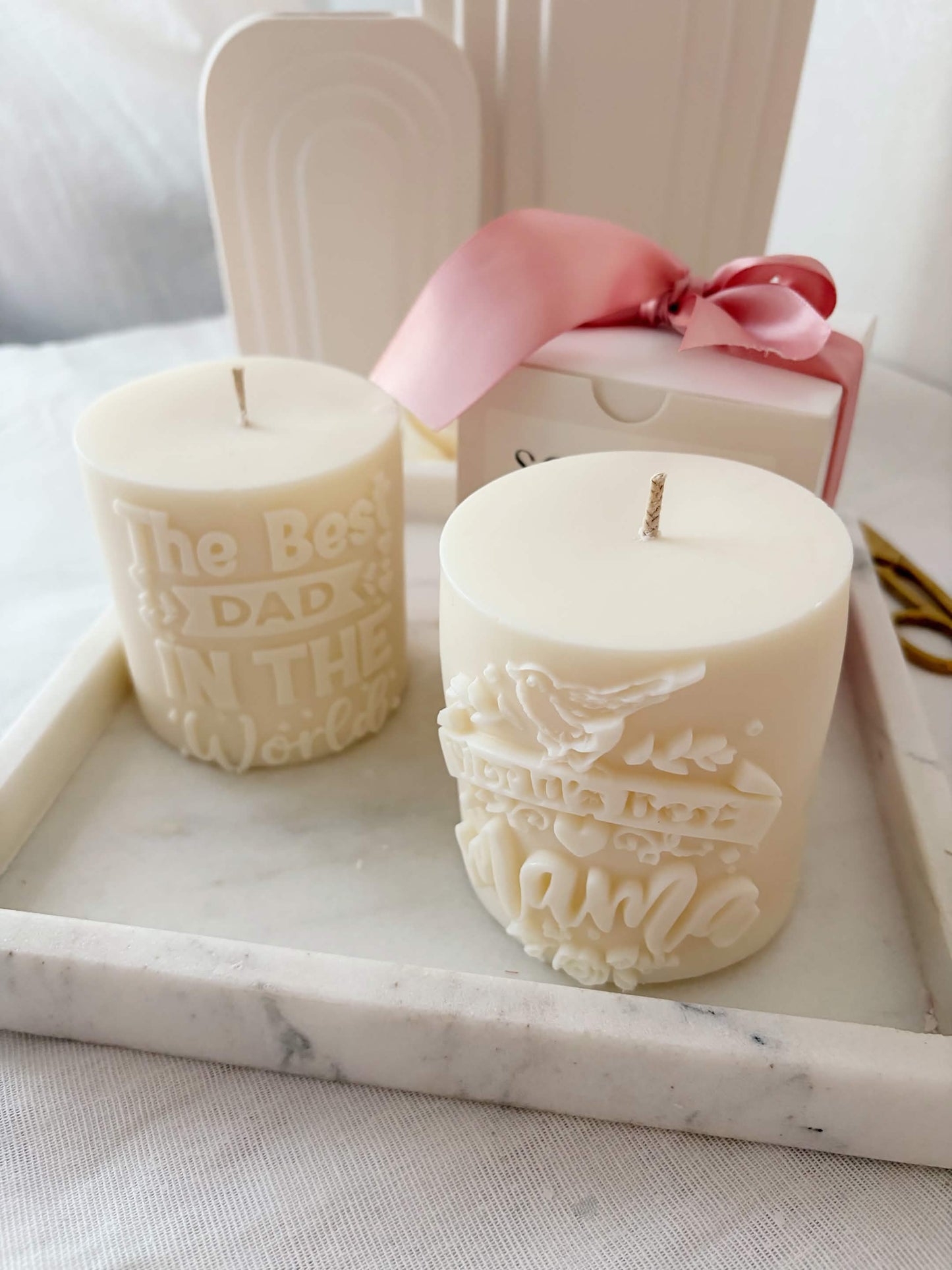 Personalized Best Dad Candle | Custom Name Gift – Solheim