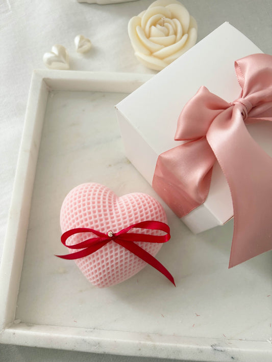 Heart Candle | Love Spark – Handmade Soy Candle Gift | Solheim