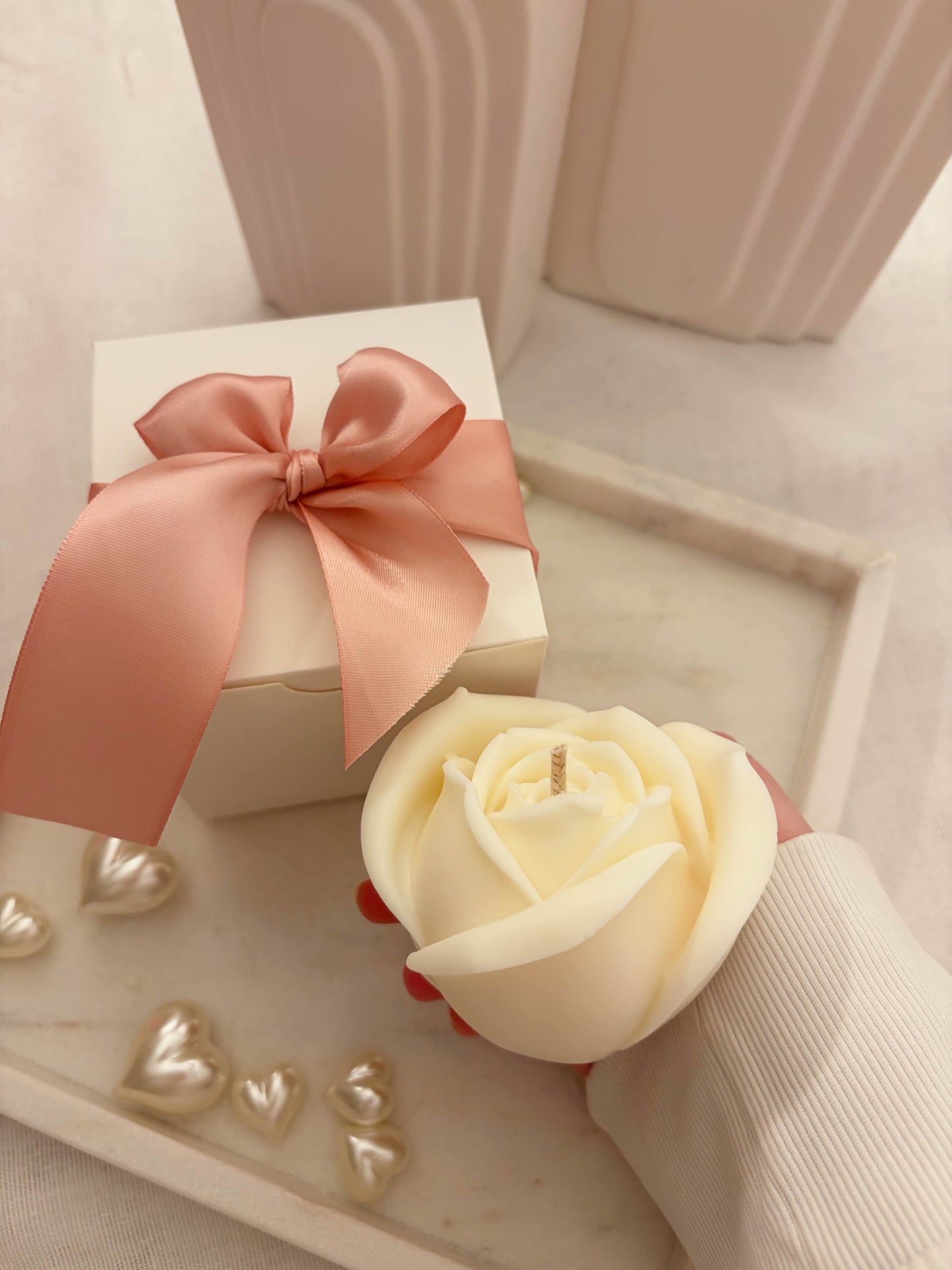 The Love Rose - Handcrafted Candle Keepsake & All-Occasion Gift