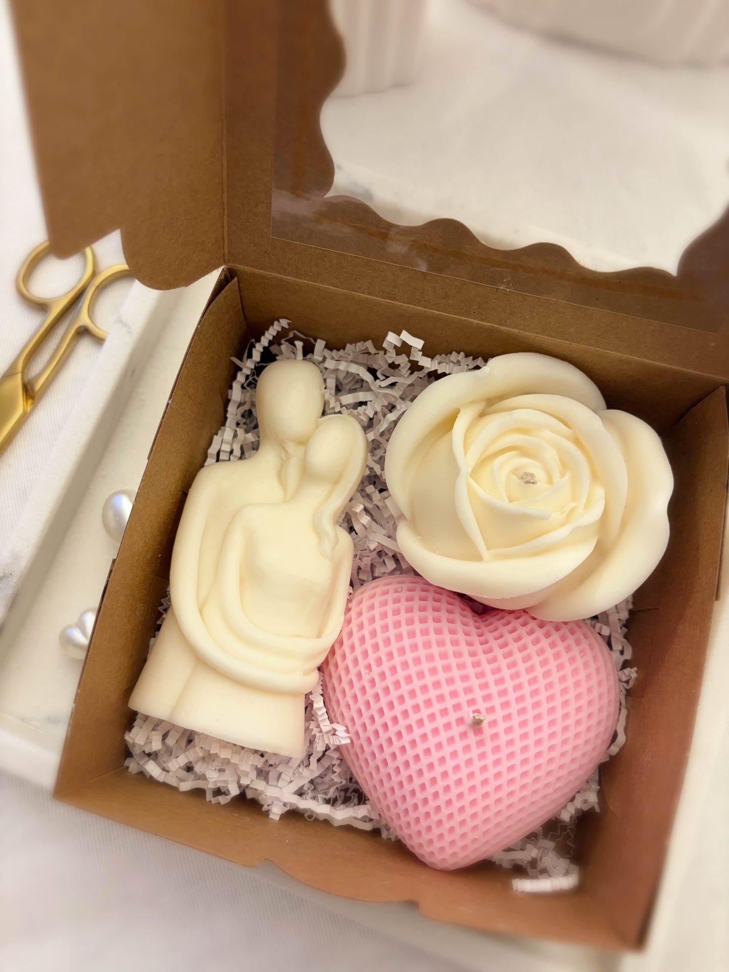 Eternal Love Box - Premium Candle Gift Set for Engagement, Bridal Shower, Wedding