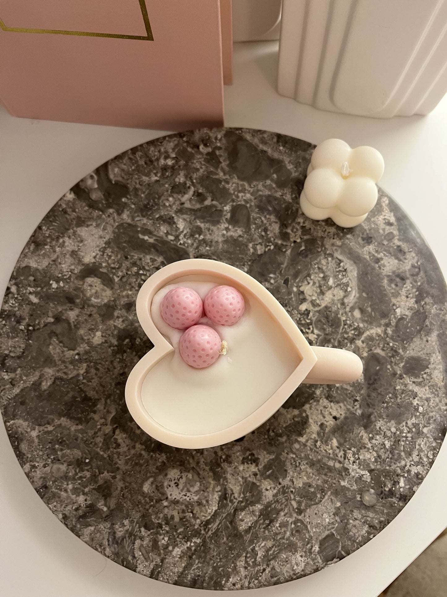 Strawberry Coffee Cup Candle