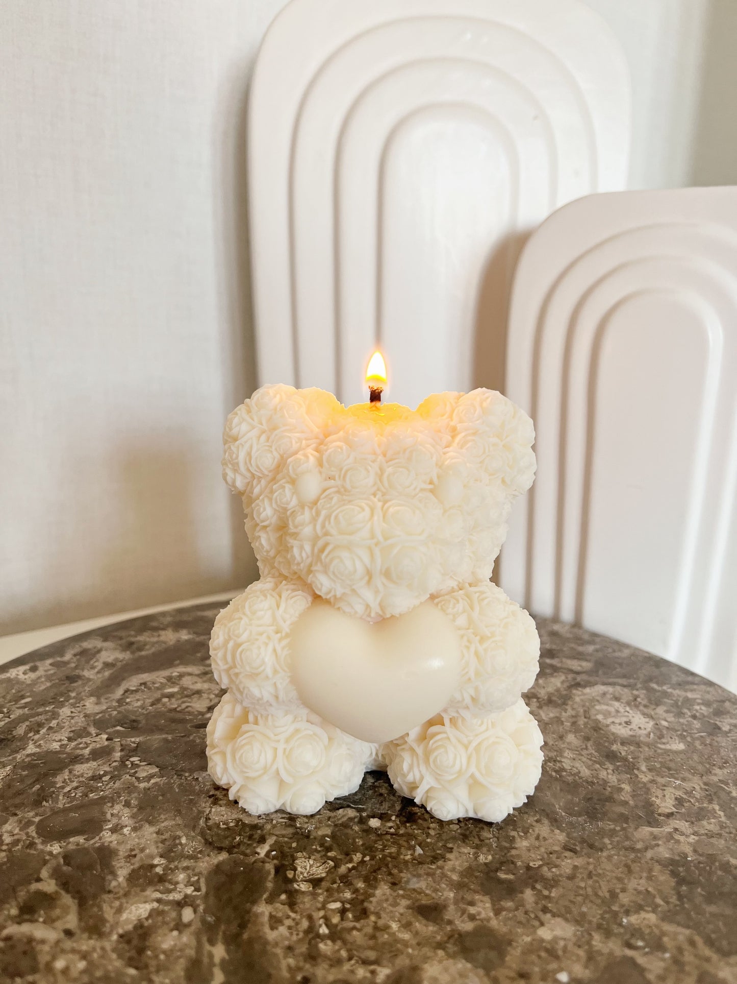 Medium Teddy Candle - Heartkeeper