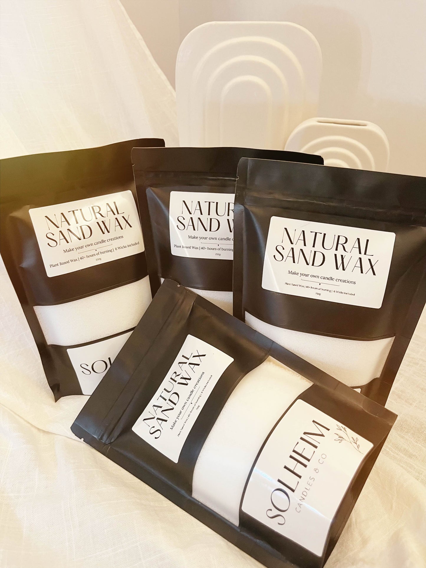 Sand Wax 1kg - 24 Wix Included