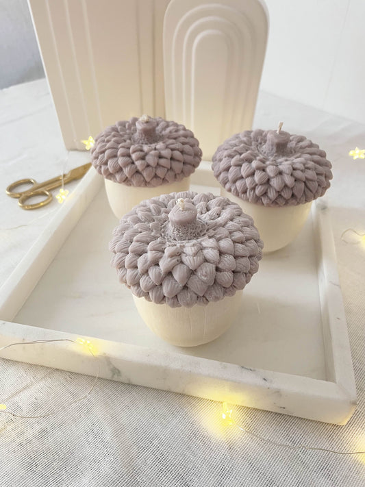 Sculptural Tree Nut Candle