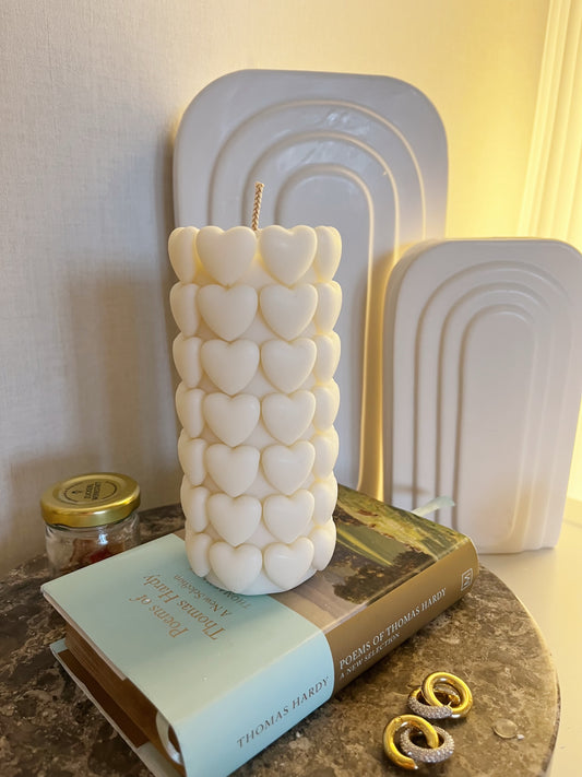 Heart Sculpture Candle