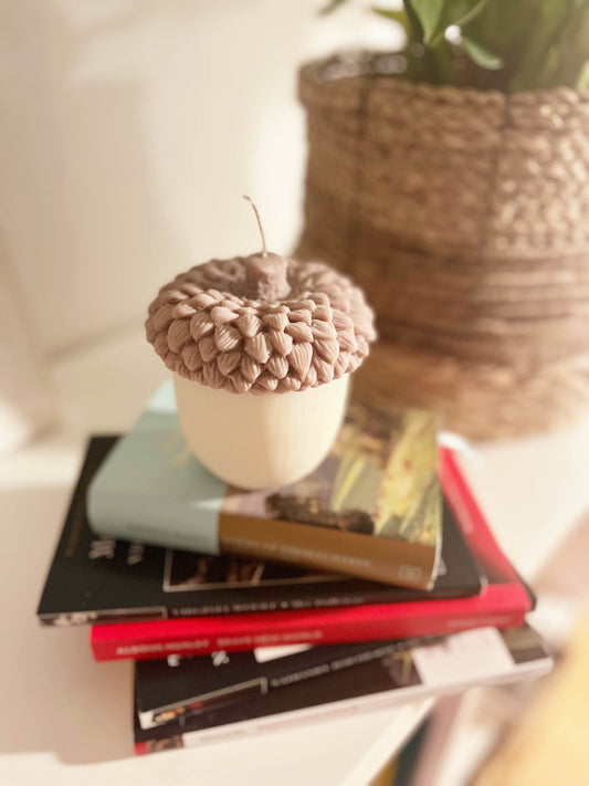 Sculptural Tree Nut Candle