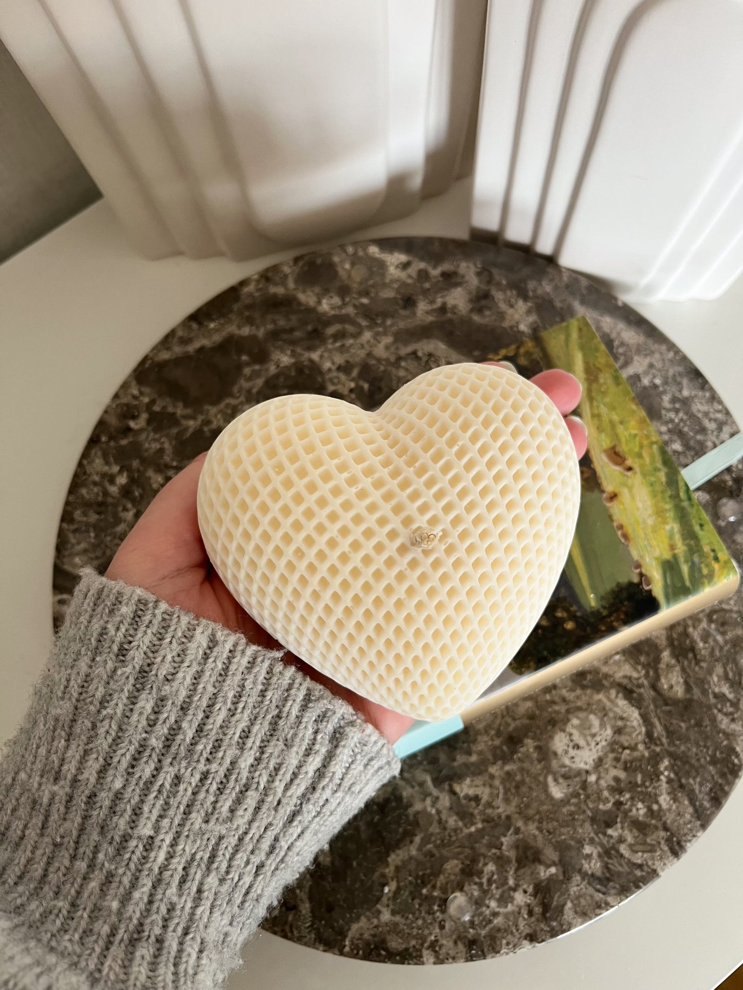 Heart Candle | Love Spark – Handmade Soy Candle Gift | Solheim